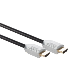 CÂBLE HDMI® 2.0 HAUTE VITESSE AVEC ETHERNET - CONNECTEUR VERS CONNECTEUR - CUIVRE / PROFESSIONNEL / 2.50 m / DORÉ / M-M