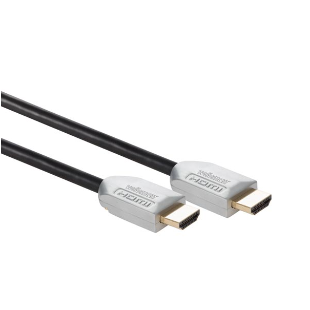 CÂBLE HDMI® 2.0 HAUTE VITESSE AVEC ETHERNET - CONNECTEUR VERS CONNECTEUR - CUIVRE / PROFESSIONNEL / 2.50 m / DORÉ / M-M