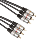 Pack câbles vidéos et audios RCA Proffesionnel 10 m