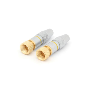 PAIRE DE FICHES CONNECTEUR F / PROFESSIONNEL