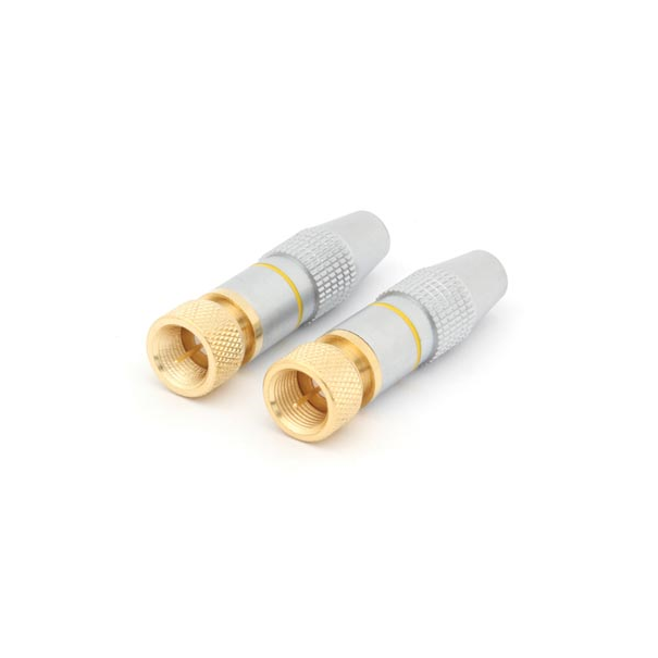 PAIRE DE FICHES CONNECTEUR F / PROFESSIONNEL