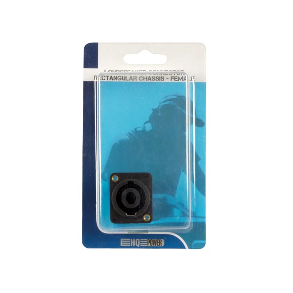 CONNECTEUR D'HAUT-PARLEUR - CHASSIS RECTANGULAIRE - FEMELLE