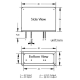 MODULE ALIMENTATION ULTRACOMPACTE A DECOUPAGE 12VCC / 1.5A