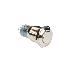 INTERRUPTEUR ROND MÉTALLIQUE HAUT SPDT 1NO 1NC