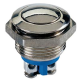 BOUTON-POUSSOIR ROND EN ACIER INOXYDABLE SPST 1NO