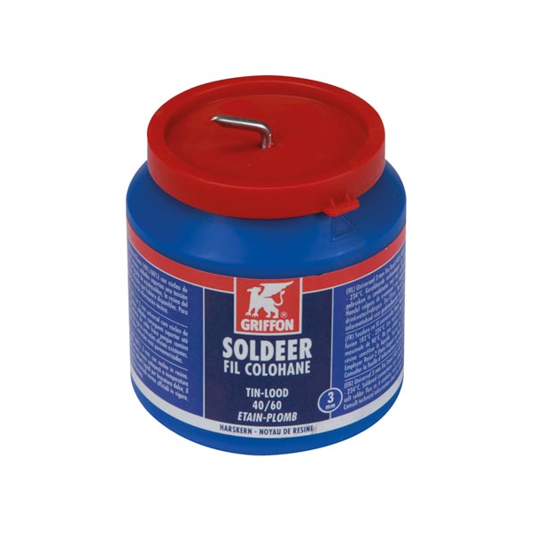 GRIFFON - SOUDURE EN FIL - POUR SOUDURE TENDRE - 500 g - 3 mm