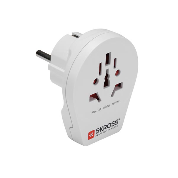ADAPTATEUR DE VOYAGE - MONDE VERS EUROPE + USB