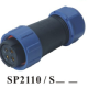 CONNECTEUR FEMELLE 5 POLES IP68 - 500V 2X30A + 3X5A - MONTAGE SUR CABLE