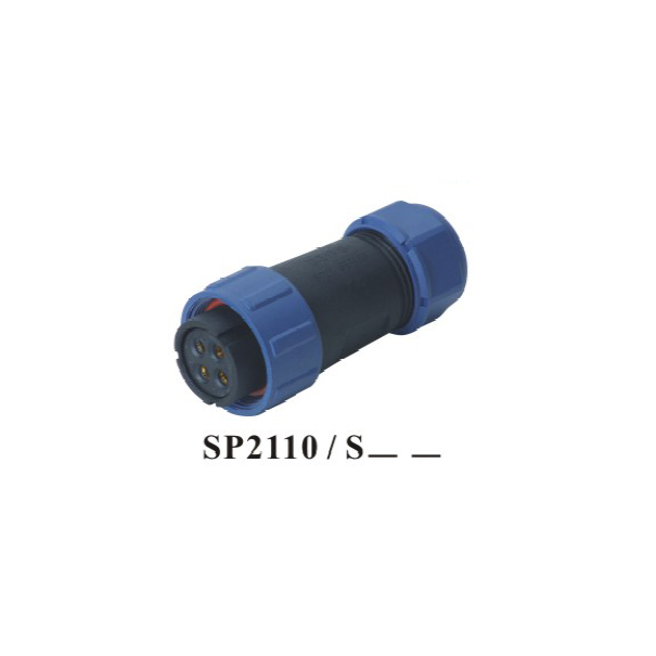 CONNECTEUR FEMELLE 5 POLES IP68 - 500V 2X30A + 3X5A - MONTAGE SUR CABLE