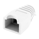 RJ45 MANCHON SOUPLE POUR FICHE MODULAIRE - BLANC