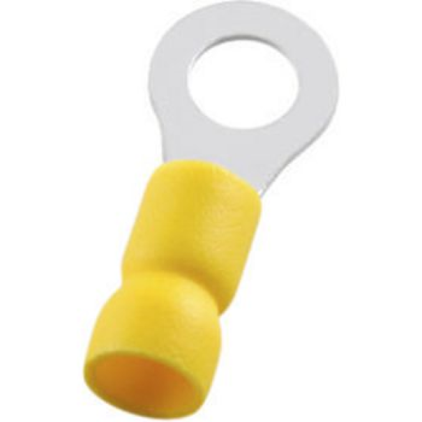 Cosse à oeillet jaune 8.4 mm