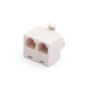 DEDOUBLEUR MODULAIRE 6P4C - 1 MALE / 2 x FEMELLE