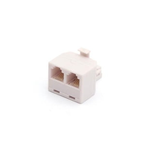 DEDOUBLEUR MODULAIRE 6P4C - 1 MALE / 2 x FEMELLE