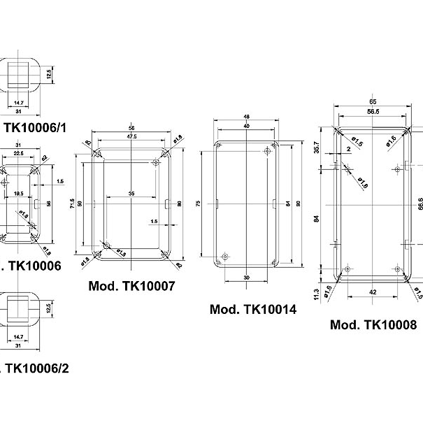 COFFRET "SOAP" - GRIS 56 x 31 x 25mm