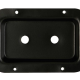 CUVETTE, NOIR METALLIQUE, 89 x 136mm, DEUX TROUS