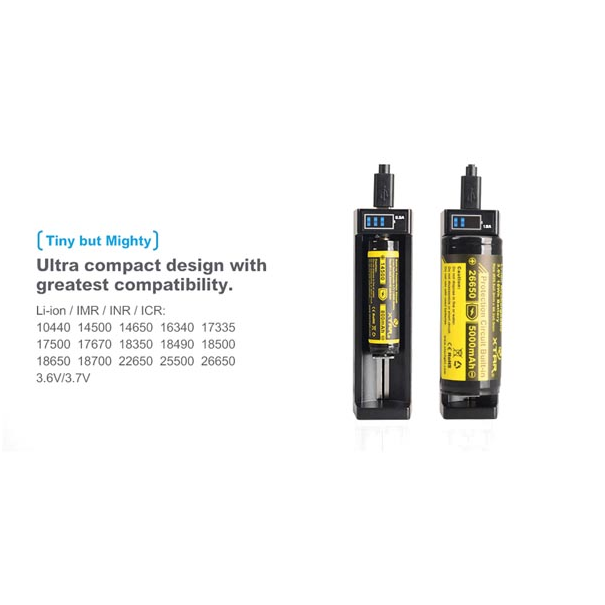 CHARGEUR MULTIFONCTIONS POUR ACCUS LI-ION - 1 ACCU