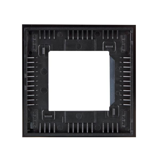 plaque de recouvrement en verre pour BTicino® LivingLight, noir plaque de recouvrement en verre pour BTicino® LivingLight, noir