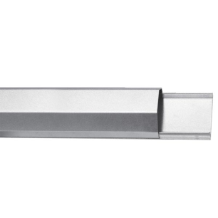 GOULOTTE PASSE-CÂBLES - ALUMINIUM - 50mm x 1100mm - ARGENTÉ