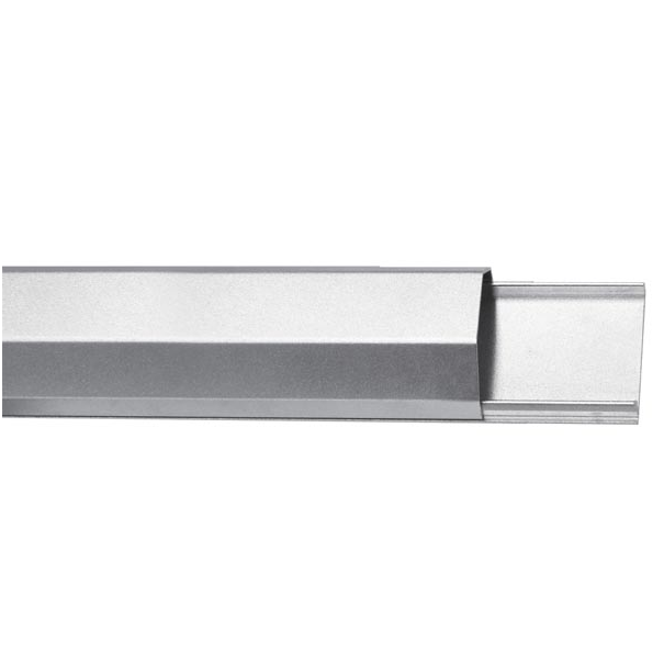 GOULOTTE PASSE-CÂBLES - ALUMINIUM - 50mm x 1100mm - ARGENTÉ