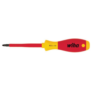 WIHA -TOURNEVIS SOFTFINISH VDE/GS - TÊTE POZIDRIV PZ2 x 100mm - 324