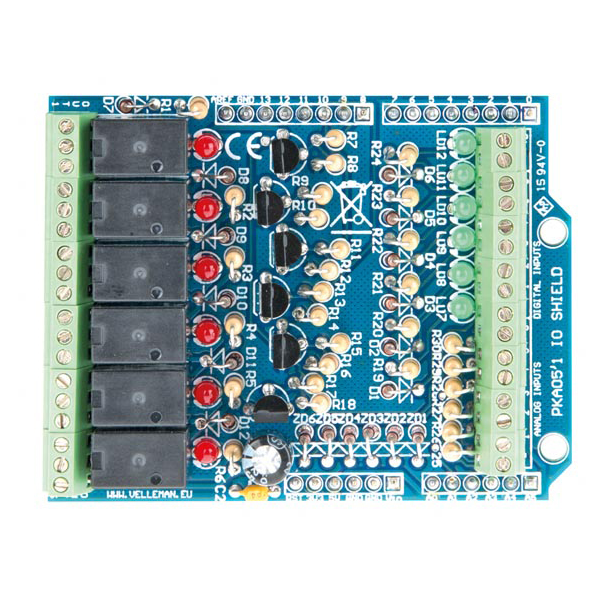 I/O SHIELD POUR ARDUINO®