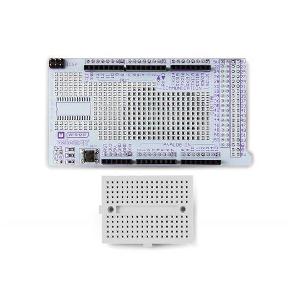 PROTOSHIELD CARTE DE PROTOTYPAGE AVEC MINI PLATINE D'ESSAI POUR ARDUINO® MEGA