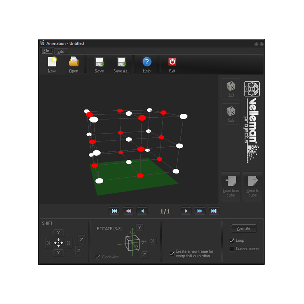 CUBE À LED 3D - 3 X 3 X 3