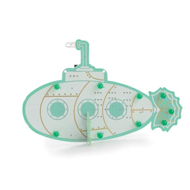 Sous-Marin Rétro - Kit de Soudage Éducatif