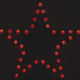 ÉTOILE LED CLIGNOTANTE ROUGE