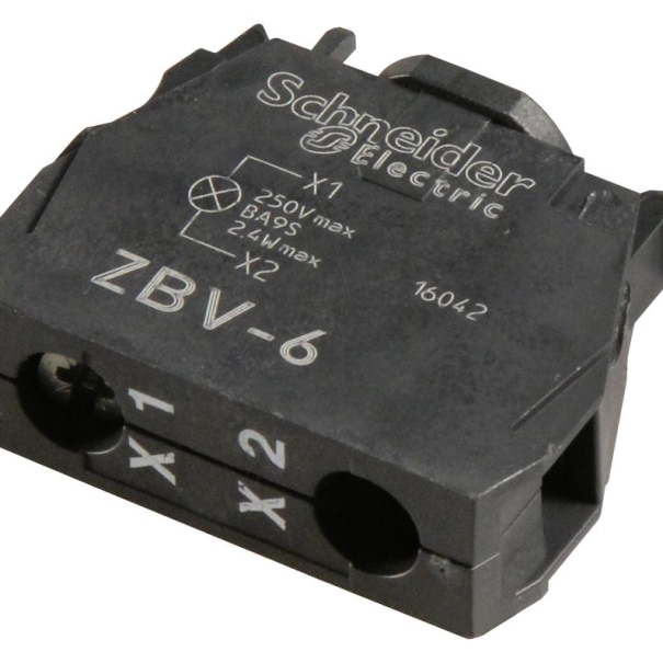 Light Block, BA9s Bulb, Steady, Screw Terminals, 250V, 22mm