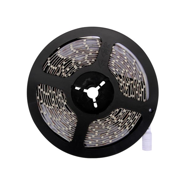 KIT RUBAN À LED FLEXIBLE  ET ALIMENTATION - BLANC CHAUD - 300 LED - 5 m - 12 VCC
