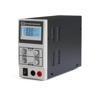 ALIMENTATION DE LABORATOIRE À DÉCOUPAGE CC 0-60 VCC / 0-5 A MAX / AVEC AFFICHEUR LED