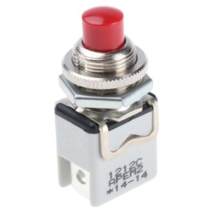 BOUTON POUSSOIR 1P ON-(OFF) 250V/2A 1212C