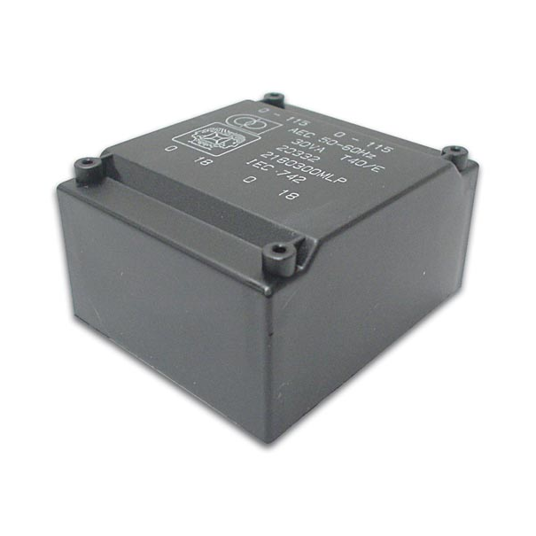 TRANSFORMATEUR BAS PROFIL 10VA 2 x 12V / 2 x 0.417A