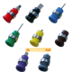 DOUILLE DE SECURITE 4MM ROUGE AVEC VIS ET ECROUS M4 - ELECTRO PJP- Courant max: 36A- Tension max: 1000V Cat III / 600V Cat I