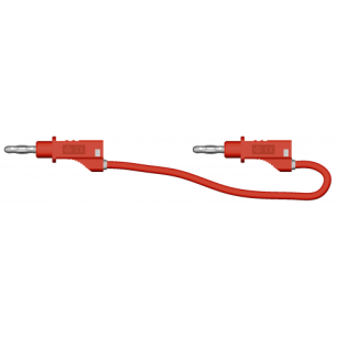 CORDON TEST 0.5MX0.75MM ROUGE SILICONE - 12AMP