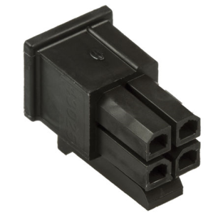 CONNECTEUR MOLEX MICRO-FIT 4CTS FEM DROIT POUR CABLE