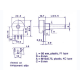 POTENTIOMETRE LIN MONO 470E