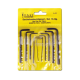 Jeu de  10 CLEFS ALEN MINIATURES - 0.028“  ˜  0.71 mm - 0.035“  ˜  0.89 mm - 0.05“  ˜  1.27mm - 1/16“  ˜  1.59 mm - 5/64“  ˜  1.