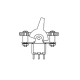 INTERRUPTEUR A LEVIER PLASTIQUE UNIPOLAIRE VERTICAL POUR CI ON-(ON)