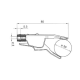 PINCE CROCODILE ISOLEE 4mm 34A - NOIR (AK2B 2540)
