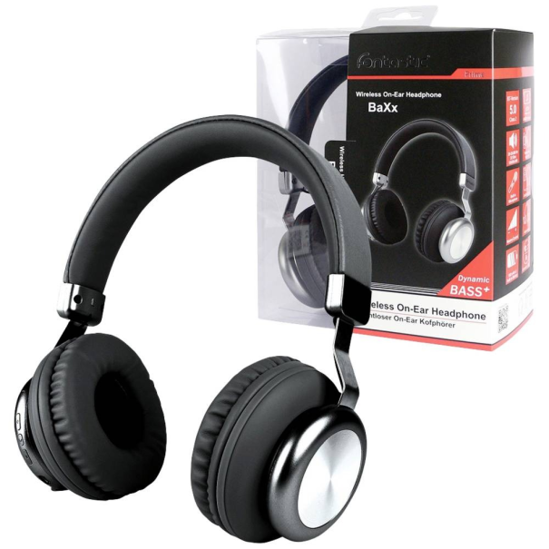 Casque stéréo Bluetooth Monacor BAXX/SW Casque stéréo Bluetooth Monacor BAXX/SW