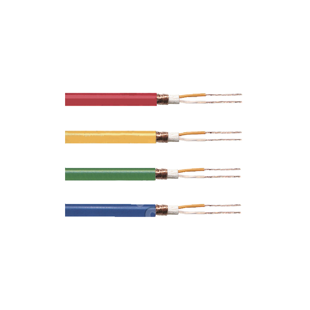 CABLE MICRO 2X0.25 BLINDE ROUGE