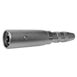 XLR MALE 3 BROCHES VERS FICHE JACK FEMELLE 6.35mm MONO