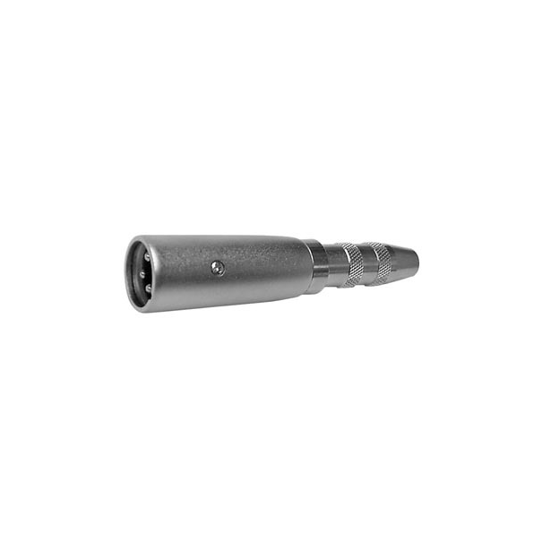 XLR MALE 3 BROCHES VERS FICHE JACK FEMELLE 6.35mm MONO