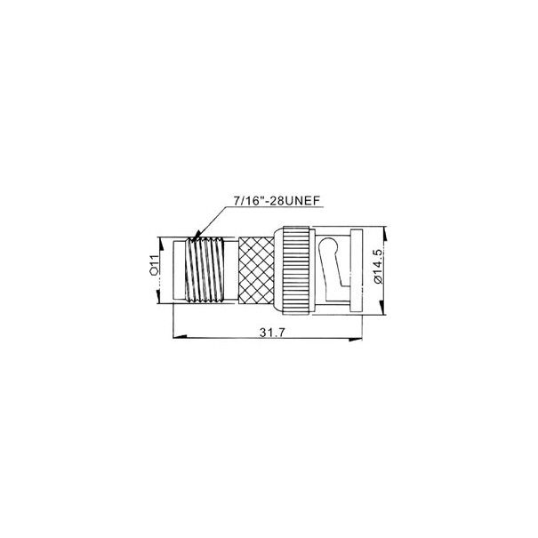 ADAPTATEUR BNC MALE VERS TNC FEMELLE