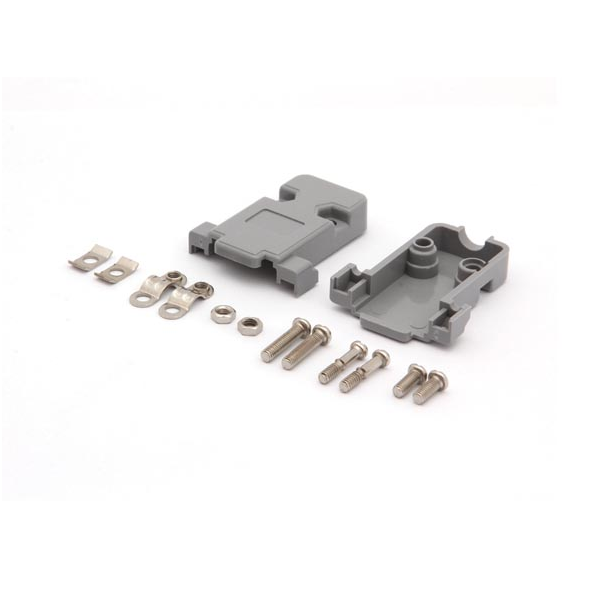 CAPOT PLASTIQUE POUR CONNECTEUR SUB-D 9 BROCHES
