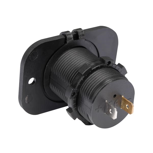 CHARGEUR DE VOITURE  USB ENCASTRABLE (ENTRÉE 12-24 VCC, SORTIE 5 V)