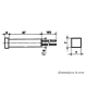 VOYANT CARRE 7 x 7mm 24V VERT