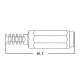CONNECTEUR D'ALIMENTATION CC FEMELLE  2.5 x 5.5mm